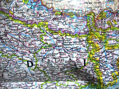 Mapa Nat Geo Sur De Asia South Asia India Afghanistan Myanma