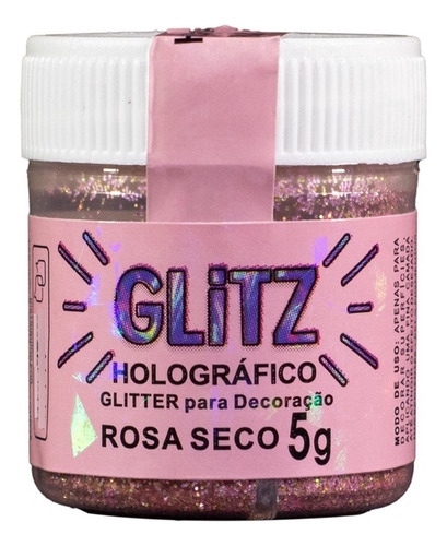 Glitter Holográfico Decoração Glitz Comestível Fab