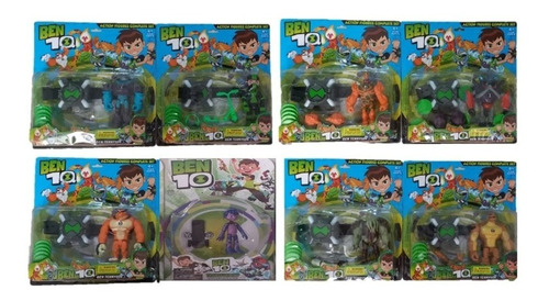 Ben 10 Set X 8 Figuras De Acción Juguetes 