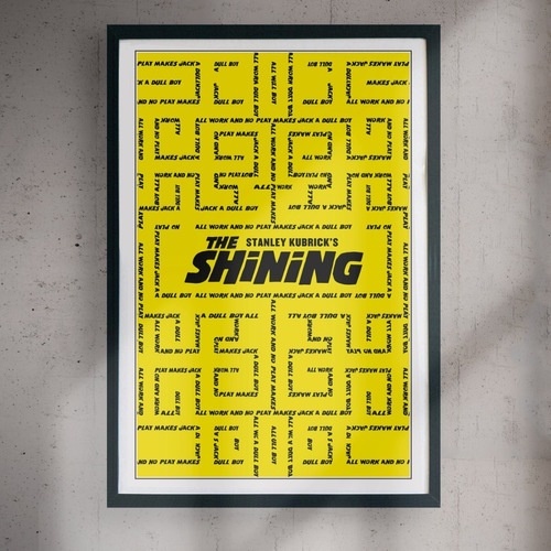 Cuadro 60x40 Películas - The Shining / Resplandor Poster Lav