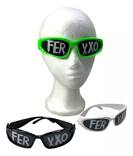 comprar Gafas Feid, Gafas Ferxxo Gafas Sol Lente Negro Halloween