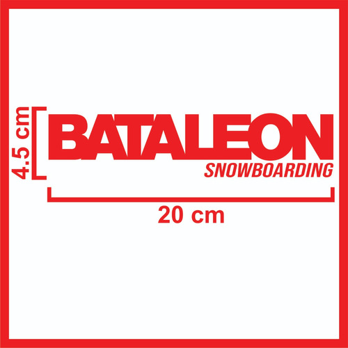 Calco Bataleon Vinilo Parabrisa Luneta Jeep Snowboards Ski