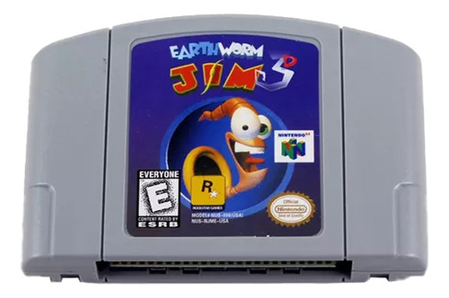 Earth Worm Jim 3d Nintendo 64 N64 Americano Salvando