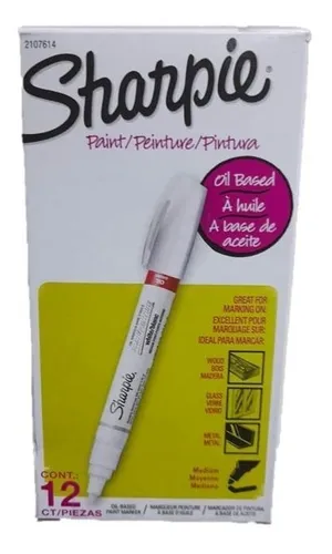 Sharpie Paint Marcador Blanco A Base De Aceite Punta Fina