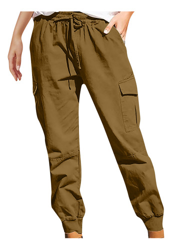 Pantalones A La Moda Para Mujer Más Cintura Elástica Con Bol