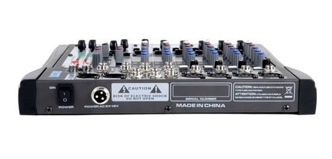 Imagen 10 de 10 de Mixer Moon Mc806 Consola 8 Canales Efectos Ecualizador Dj