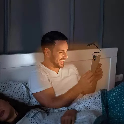 Aa Luz De Libro Recargable, Lámpara De Lectura,luz