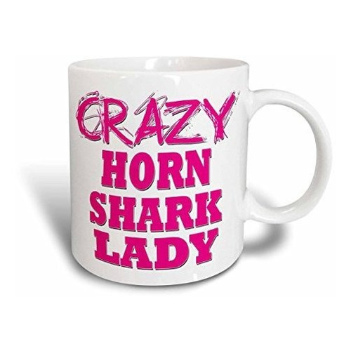 Mug_175111_1 Taza De Cerámica Crazy Horn Shark Lady, 1...