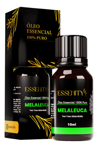 Óleo Essencial Melaleuca 100% Puro Premium Essenity 10 Ml