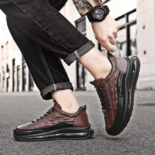 Zapatos Casuales Con Estampado De Cocodrilo De Moda Retro