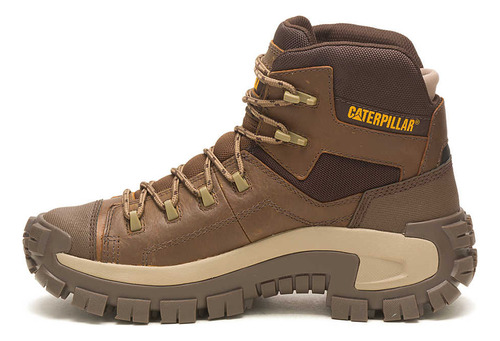 Botín Caterpillar Invader Hiker Wp Cuero Nobuck Dark Browm