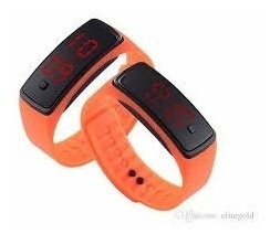 Imagen 4 de 4 de Lote De 5 Relojes Caramelo Led Digital Pantalla Tactil Moda