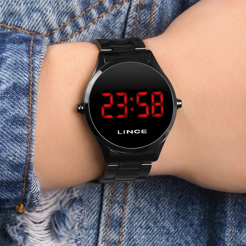 Imagem 7 de 10 de Relógio Lince Feminino Digital Led Mdn4618l Vxpx