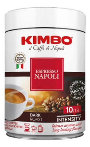 Café Italiano Kimbo Espresso Napoli Molido Lata 250 Gr 