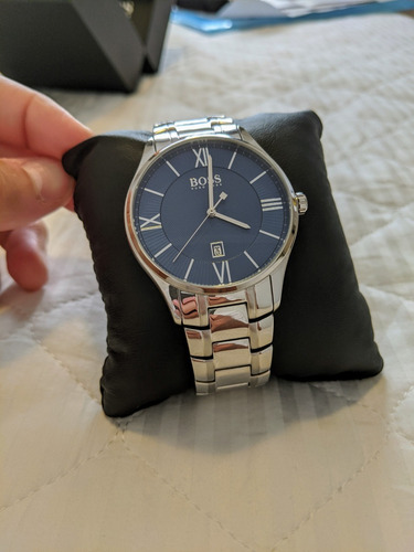 Relógio Hugo Boss Azul - Nunca Usado - Na Caixa Original