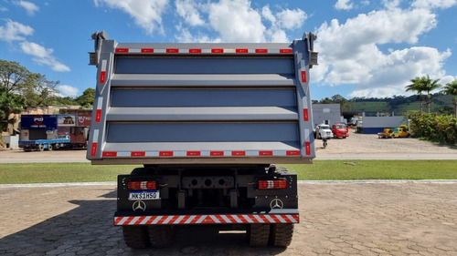 Imagem 14 de 17 de Mercedes-benz Axor 4144 Ano 2012 Caçamba Rossetti 14 Mt