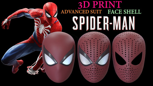 Escultura De Spider-man Faceshell - Detalles Realistas Para