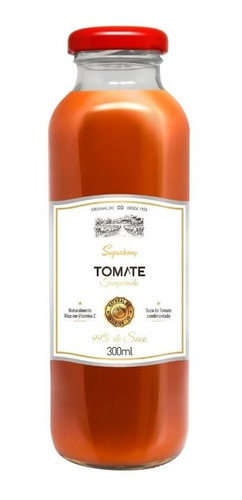 Imagem 1 de 1 de Suco De Tomate Temperado 300ml - Superbom