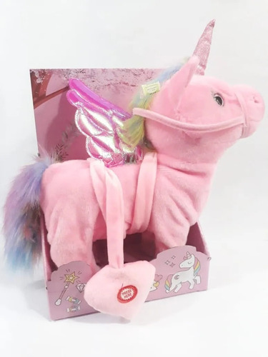 Peluche Unicornio A Control Remoto Camina New Ar1 095 Ellobo Color Surt