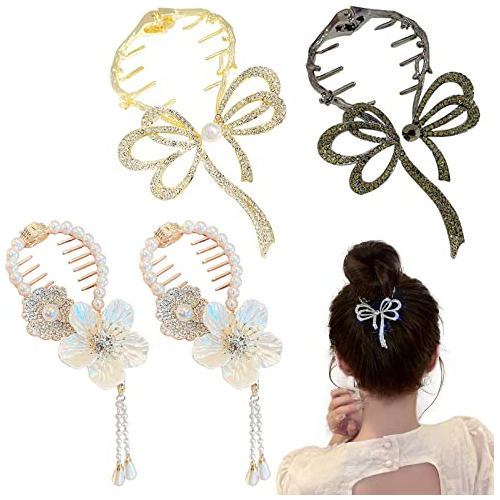 4 Pack Peluquería Clips Accesorios Para El Cabello Zkhl5