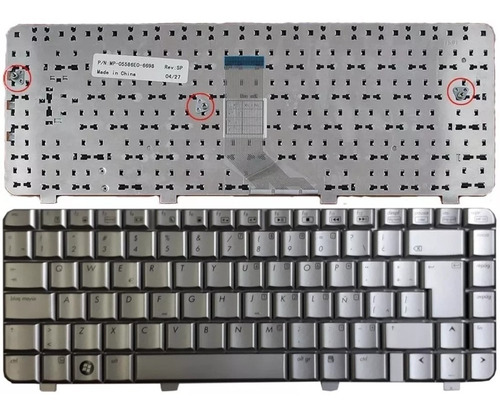 Teclado Españ Hp Dv4-1522la Dv4-1525la Dv4-1622la Dv4-1623la