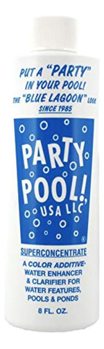 Party Pool Llc Blue Lagoon Party Pool Color, 8 Onzas