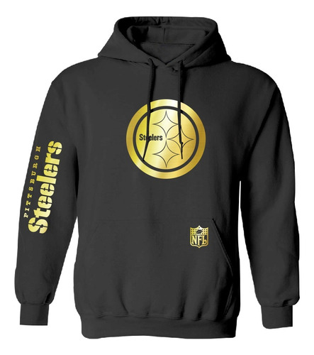 Sudadera Modelo Nfl Pittsburgh Steelers Edición Gold