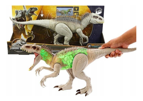  Dinosaurios Jurassic World Indominus Rex + Luces + Sonido
