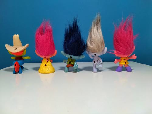 Muñecos Trolls Se Armo La Banda X 5 (Usado)