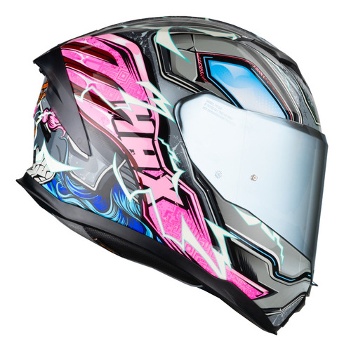 Hax. Casco Para Motociclista Dot + Ece 06. Force Thunder