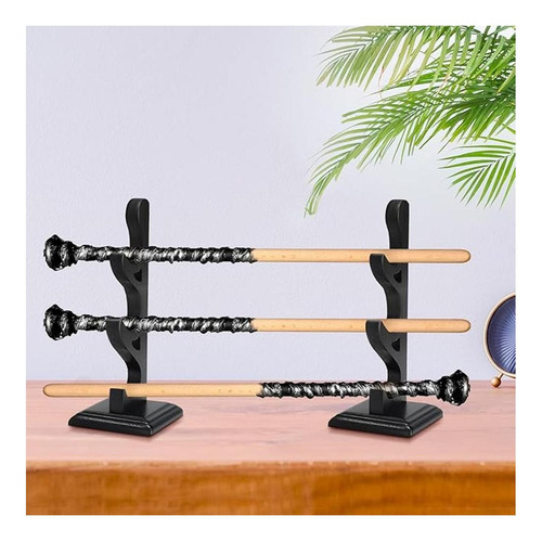 Juego De 2 Soportes Para Varita De Mago De Madera Soporte