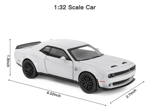 Modelo De Carro De Brinquedo Hellcat Para Crianças Dodge Cha