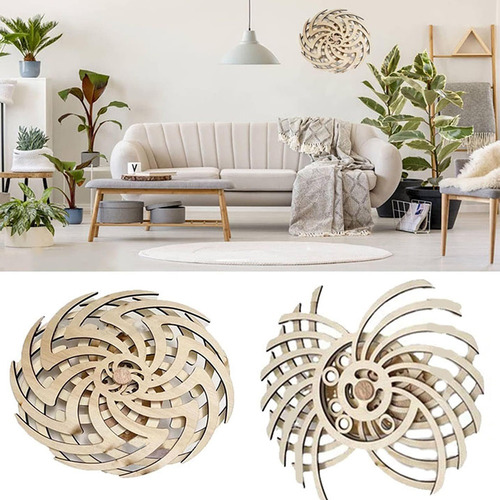 Decoración Artística De Escultura Dinámica En La Pared.