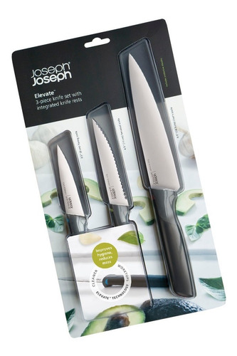 Set 3 Cuchillos Indispensables Joseph Joseph