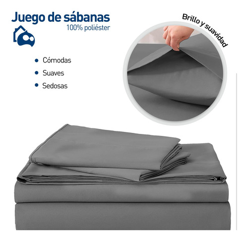 5 Juegos De Sabanas Individuales 100% Poliéster Microfibra