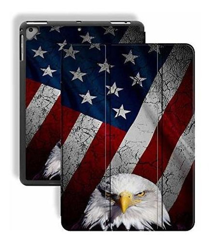 Funda Para iPad 9.7 - Águila Y Bandera Americana
