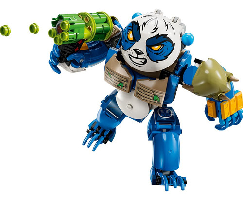 LEGO® DREAMZzz™ Logan Panda Poderoso 71480; juguete para niño; 2 formas de construir el guerrero panda; incluye 2 minifiguras; 7+