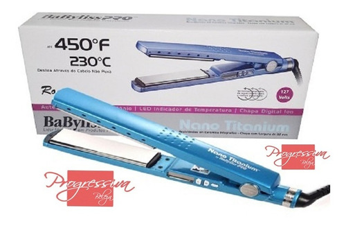 Prancha-baby Liss Nano Titanium Original By Roger-110v C/nf