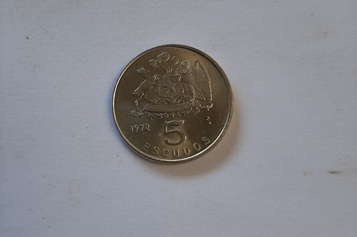 Moneda De 5 Escudos Año 1972