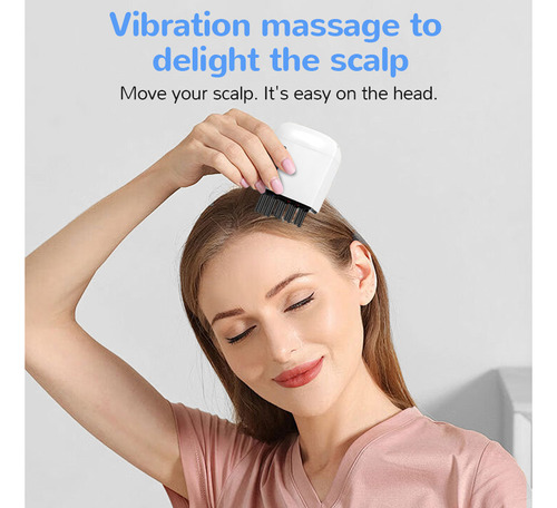 Masajeador Eléctrico Vibration Light Red Scalp Head