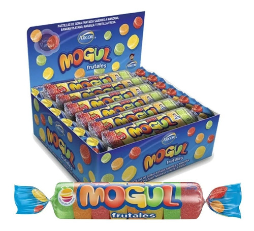 Gomitas Mogul Rollo Frutas 35 Gr Caja X 12 Unidades