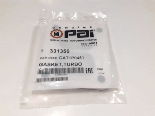 Imagen 2 de 2 de Empacadura Del Turbo Caterpillar 3116/3126/c15 (1356)