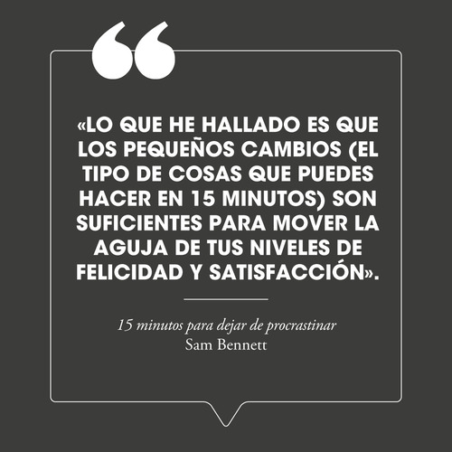 15 Minutos Para Dejar De Procrastinar
