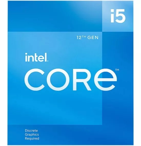 Procesador gamer Intel Core i5-12400F BX8071512400F de 6 núcleos y 4.4GHz de frecuencia