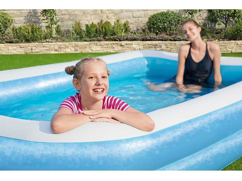 Alberca Rectangular Inflable Piscina Infantil 305cm Bestway