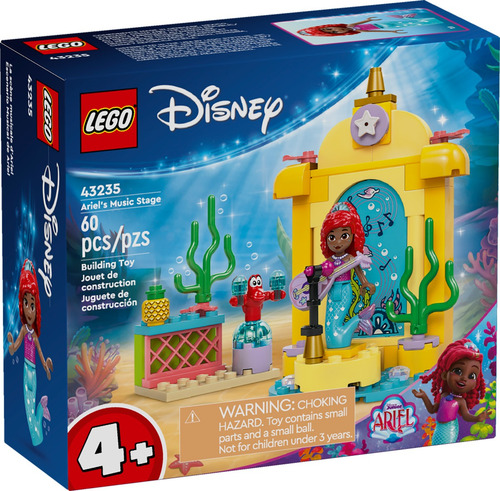 Lego® | Disney Princess Escenario Musical De Ariel 43235 Cantidad De Piezas 60