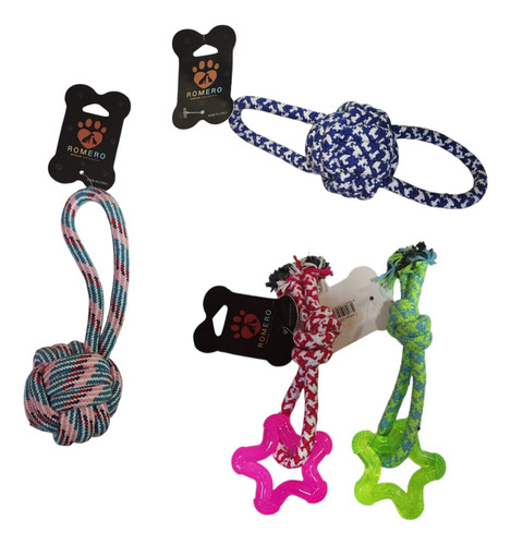 Juguetes Resistentes De Hilo Multicolor Para Perro