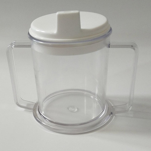 Gran Base De Dos Asas Taza Con Tapa 10oz Taza De Sippy Taza