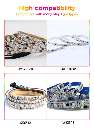 Para Luzes Led Do Controlador De Faixa Gledopto Wled Com