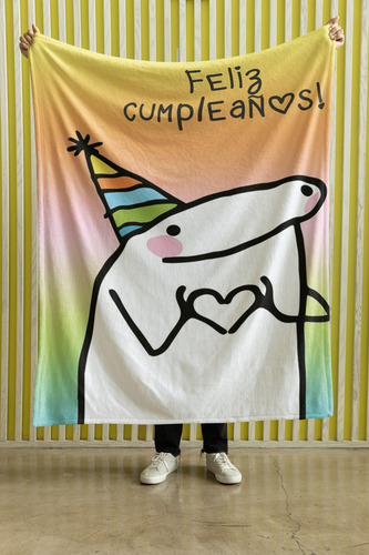 Cobija Frazada Manta Suave Yo Soy La Loca De Los Perros Flork Cumpleaños Frazada Ligera 110x160cm
